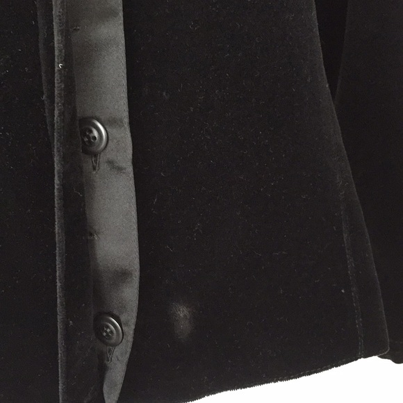 Vintage Gianni Versace Black Velvet Jacket - Picture 7 of 13